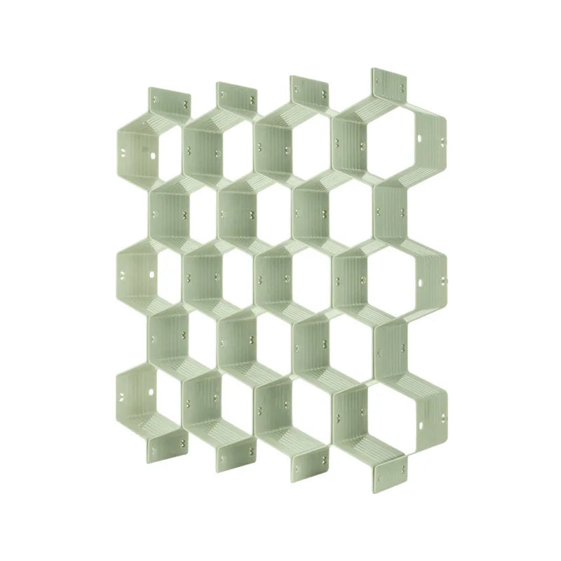 8Pcs/Set Adjustable Drawer Organizer Honeycombs Clapboard Divider Separator DIY Drawer Divider Underwear Socks Organizer
