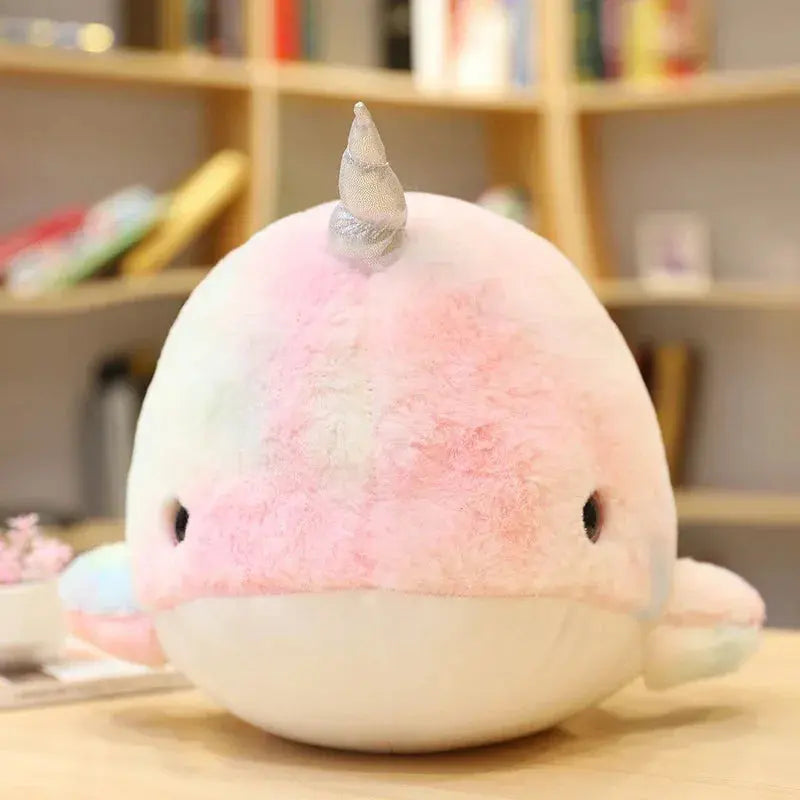 Goodinary® Narwhal Plush Rainbow Toy