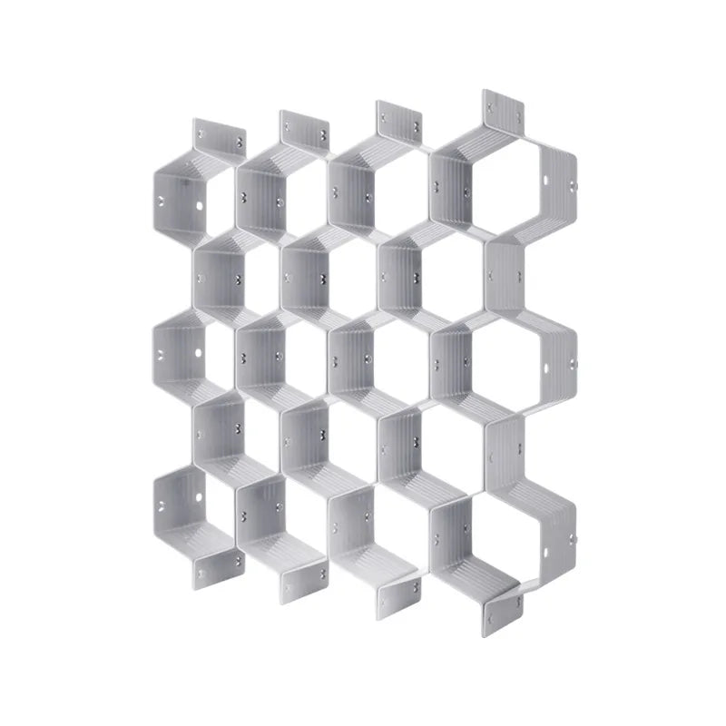 8Pcs/Set Adjustable Drawer Organizer Honeycombs Clapboard Divider Separator DIY Drawer Divider Underwear Socks Organizer