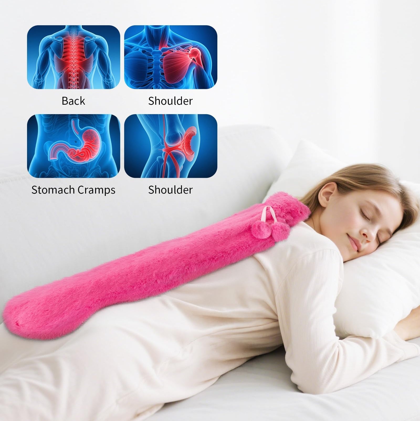 Goodinary® Rubber Bottle with Soft Cover