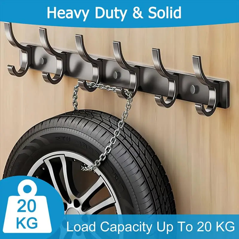 Goodinary® Over Door Hook Organizer Rack with 5 Hooks - Goodinary