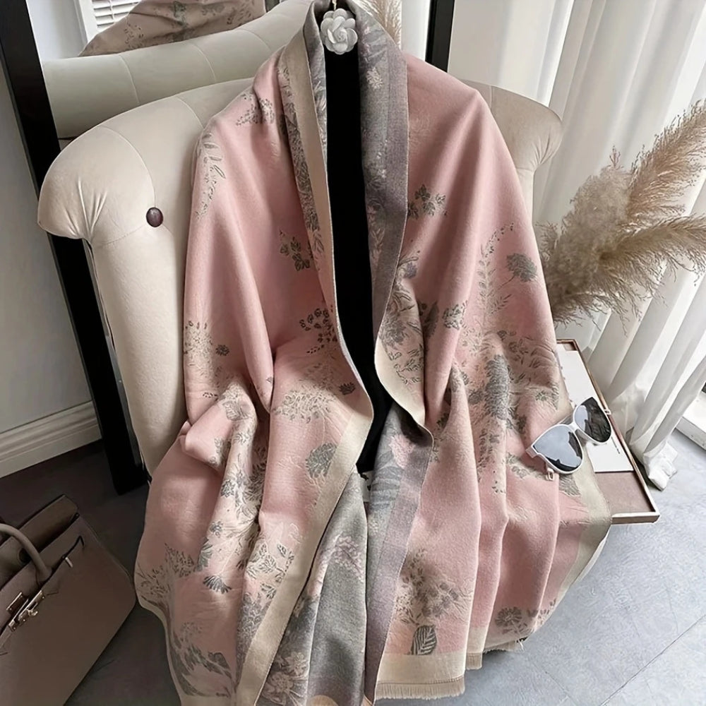 Slumblr® Floral Cashmere-Feel Winter Scarf