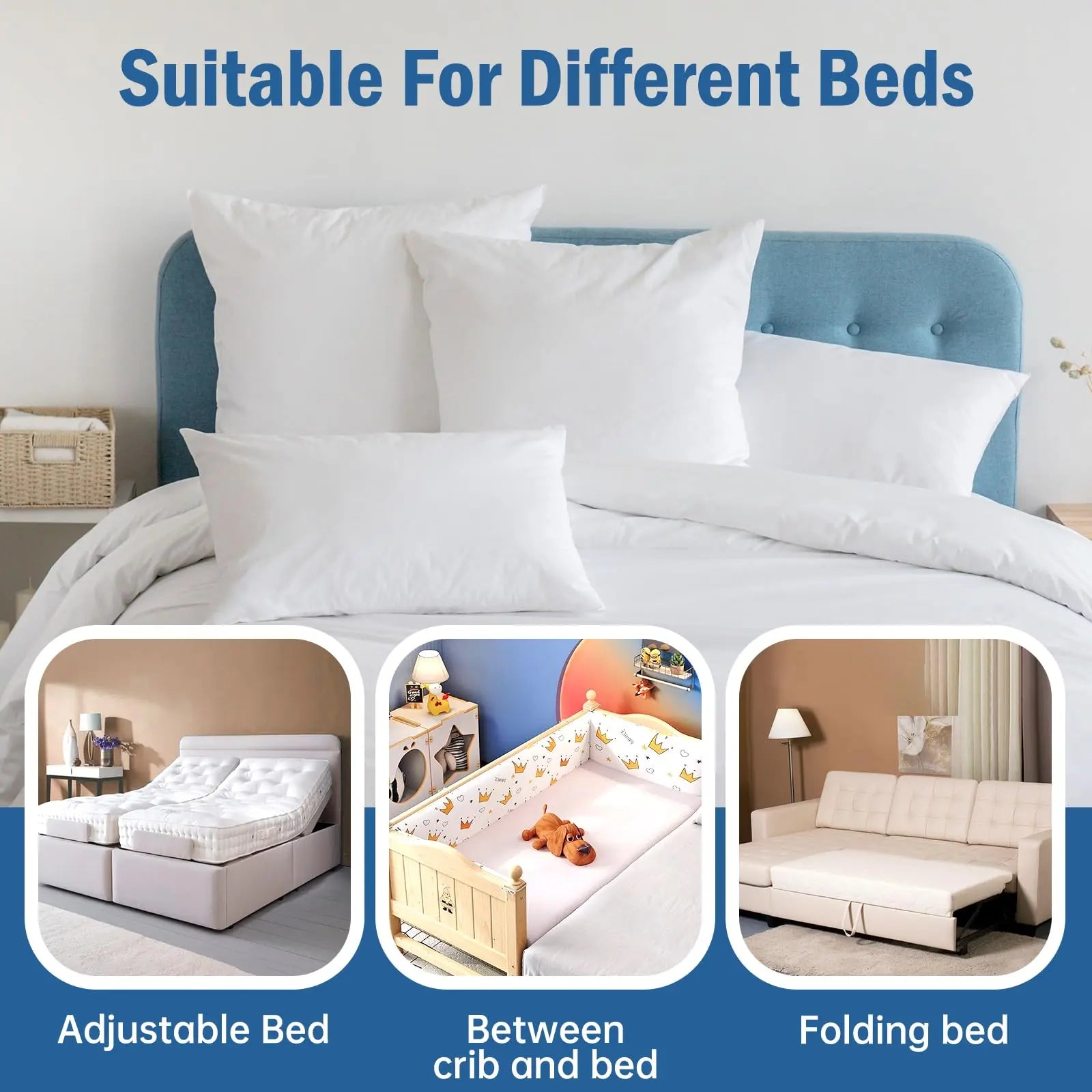 Goodinary® Extra Wide Bed Bridge Mattress Connector - Goodinary