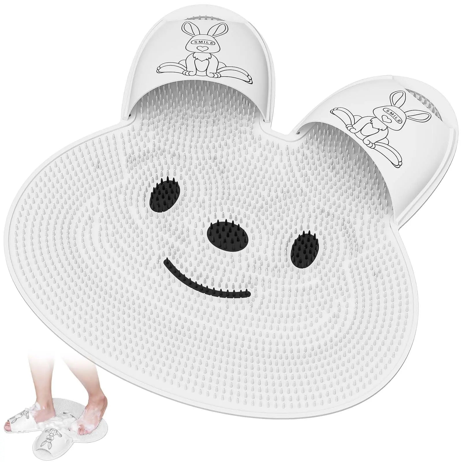 Goodinary® Anti Slip Scrub Rabbit Shower Mat Goodinary