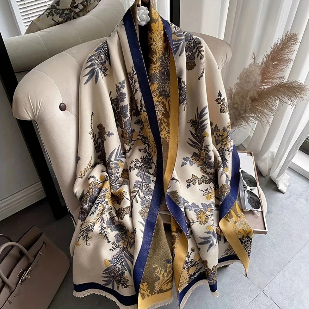 Slumblr® Floral Cashmere-Feel Winter Scarf