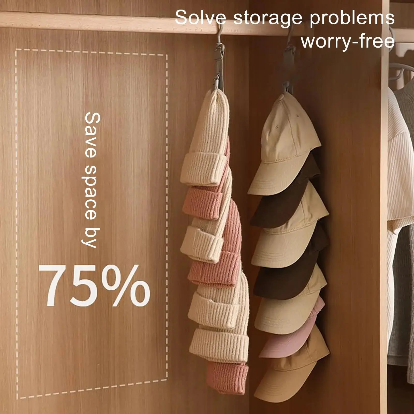 Goodinary® Baseball Cap Organizer Rack - Goodinary