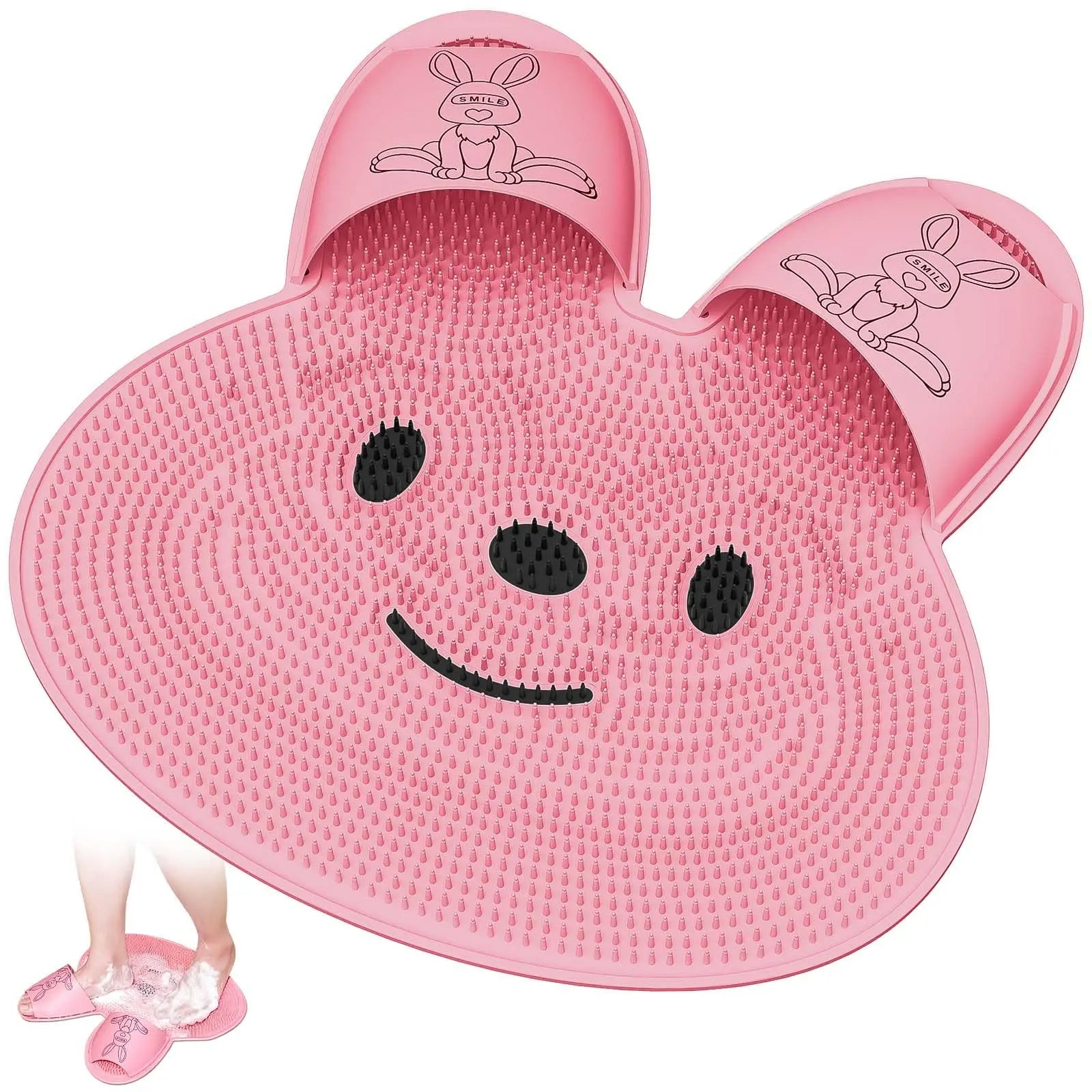 Goodinary® Anti Slip Scrub Rabbit Shower Mat Goodinary