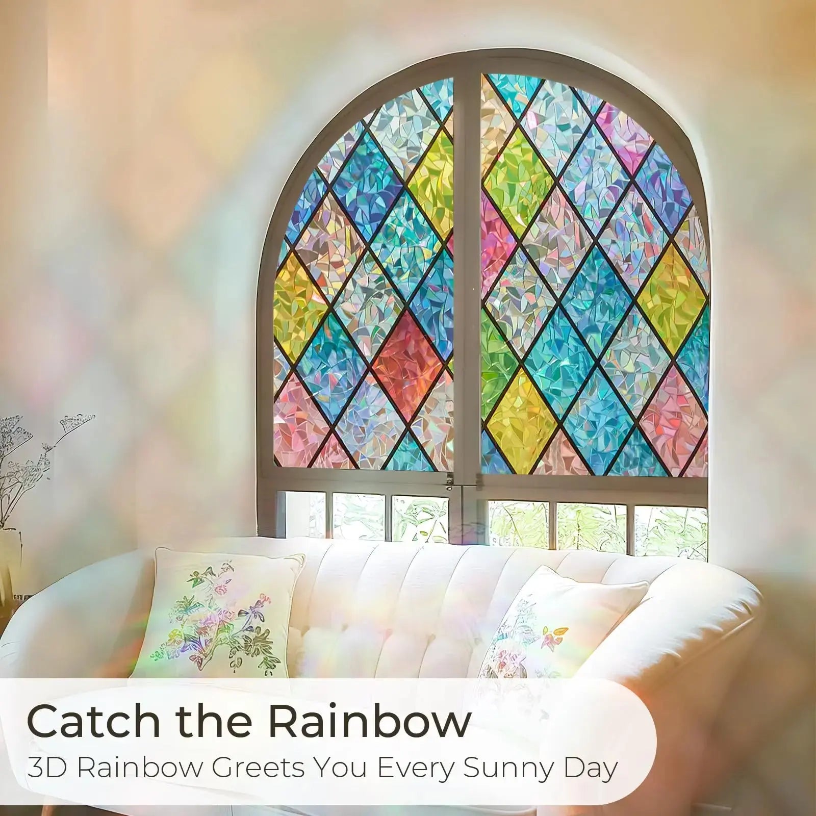 Goodinary® Rainbow Privacy Window Film - Goodinary