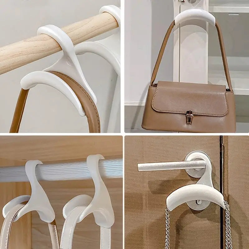 Goodinary® Arched Clothes Hanger & Bag Hook (10 Pcs) Goodinary
