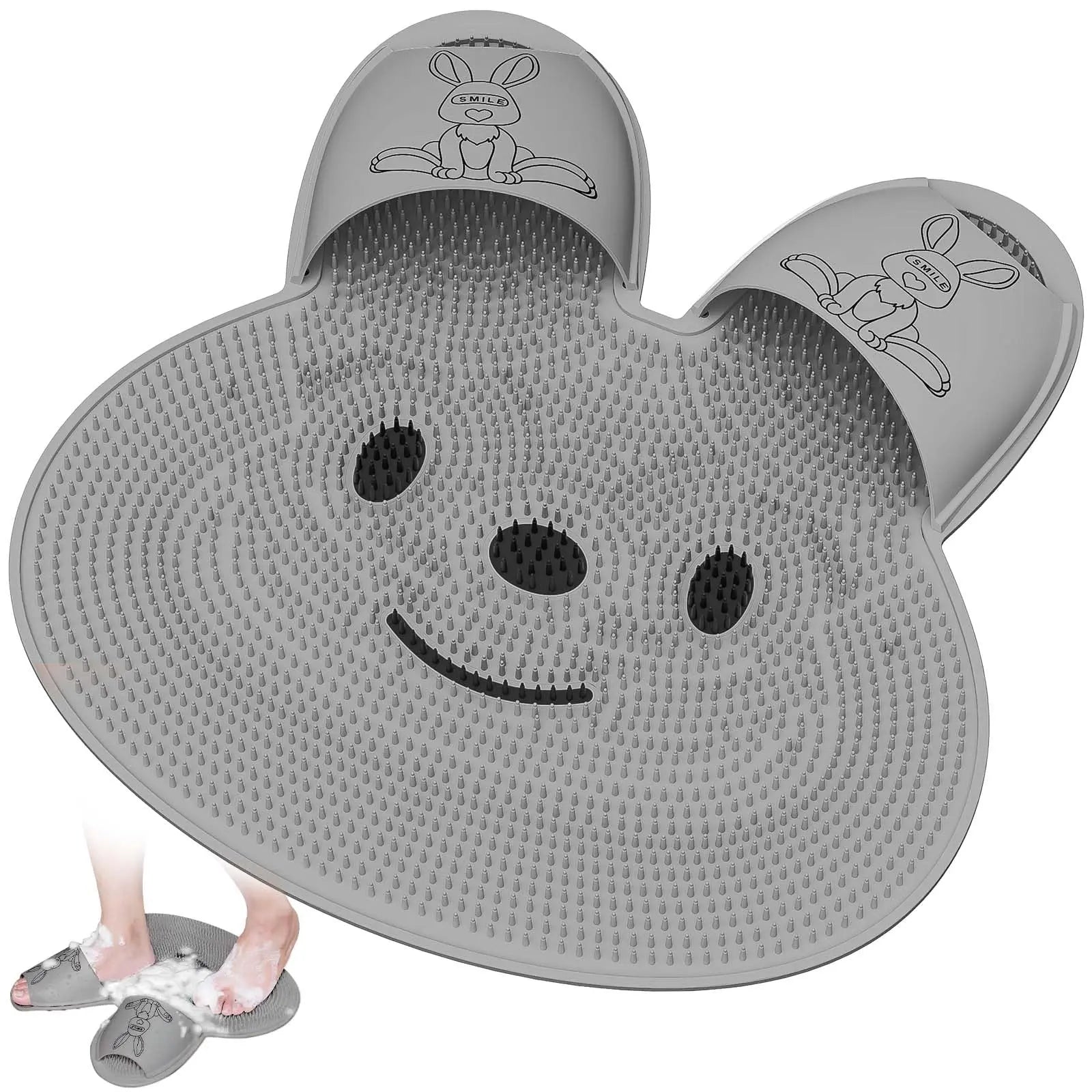 Goodinary® Anti Slip Scrub Rabbit Shower Mat Goodinary