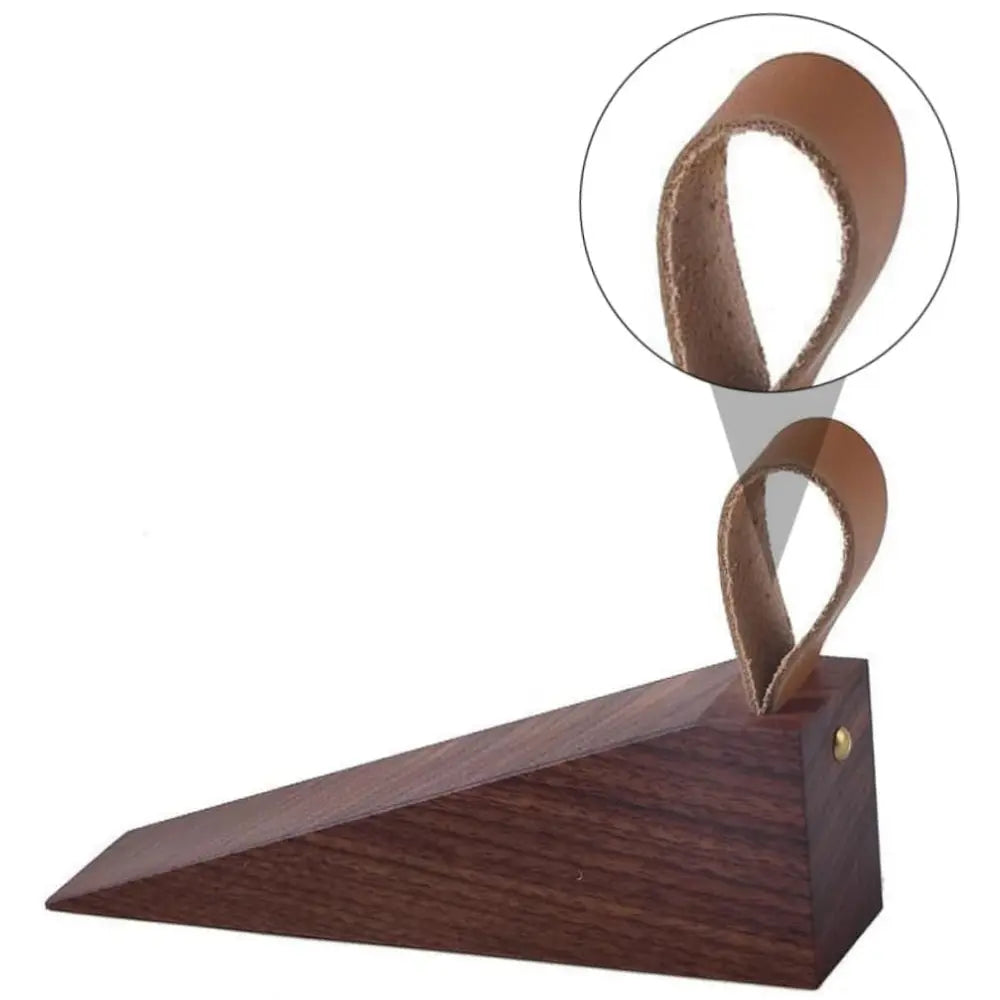 Goodinary® Solid Wood Door Stopper with Non Slip Base - Goodinary