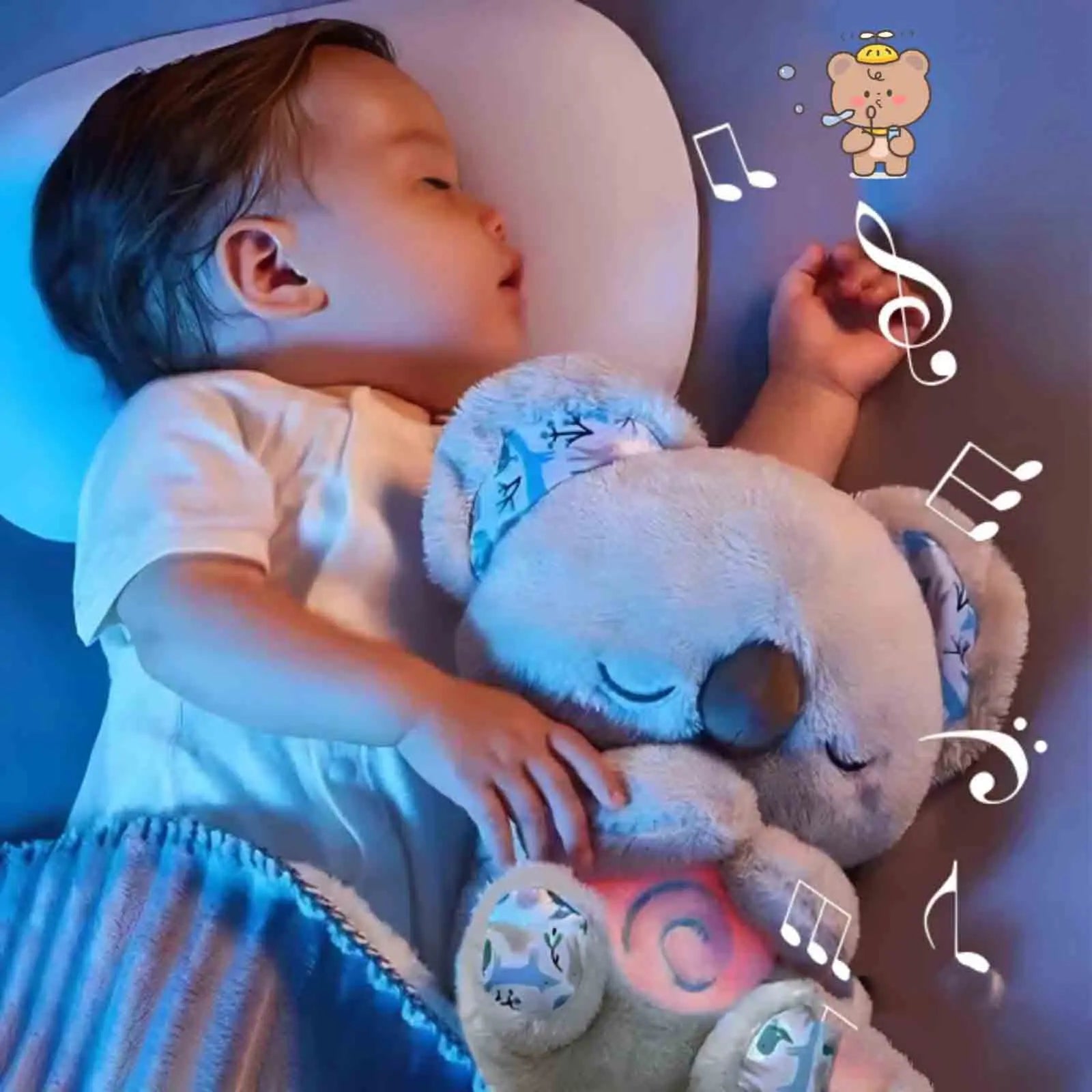 Goodinary® Breathing Otter Plush Musical Toy Goodinary