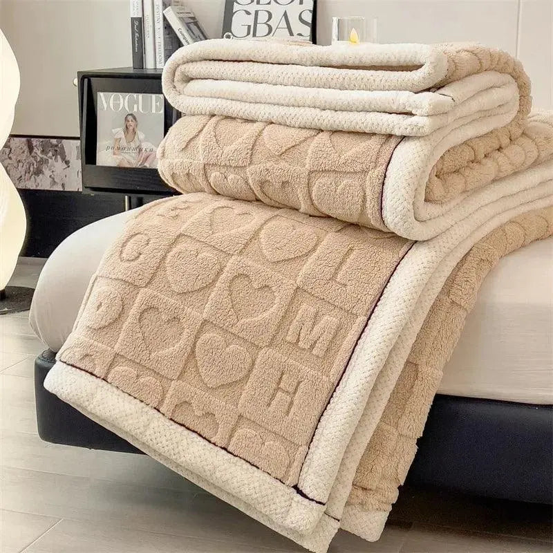 Goodinary® Love Taffu Solid-Color Multifunctional Blanket Goodinary