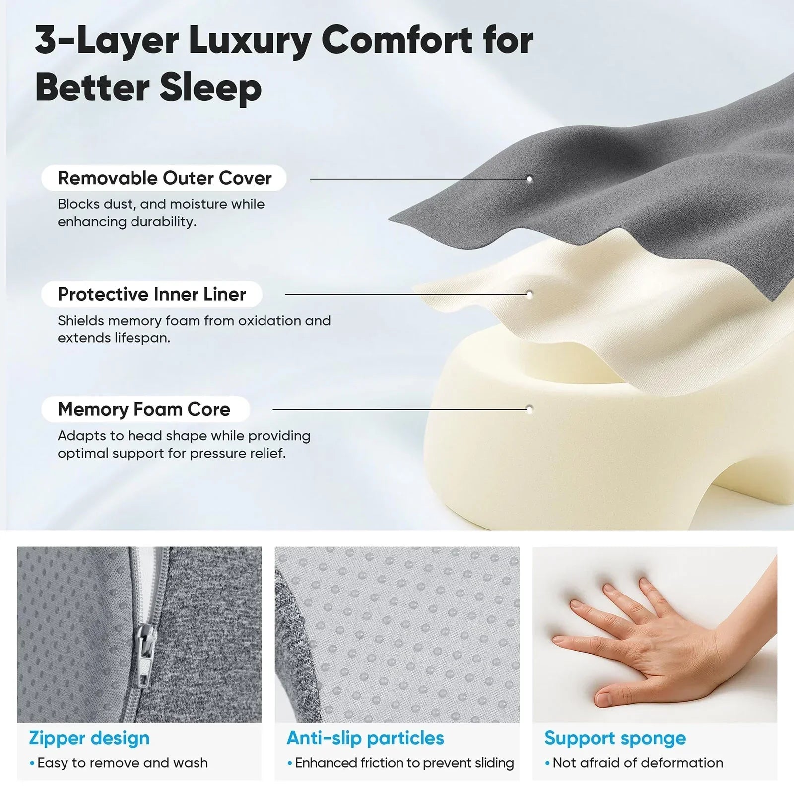 Slumblr® Breathe Easy Face Down Pillow