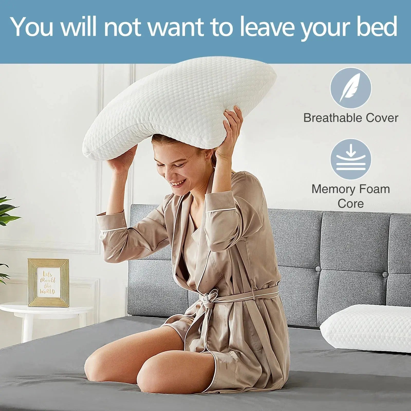 Goodinary® Ventilated Memory Foam Breathable Comfort Cushion Goodinary