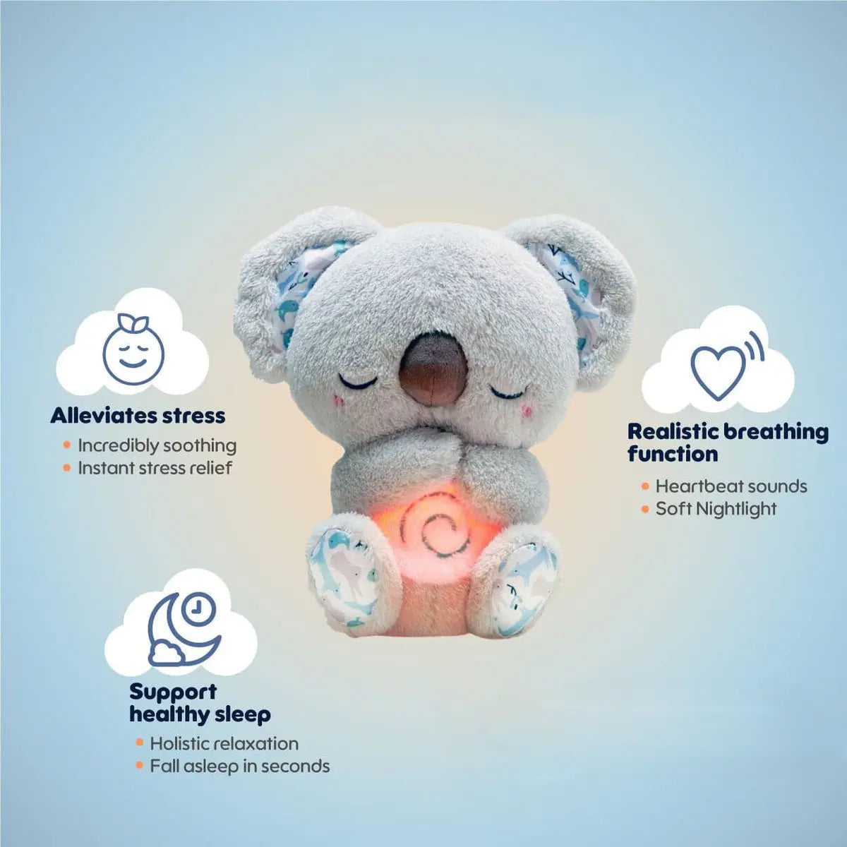 Goodinary® Breathing Otter Plush Musical Toy Goodinary
