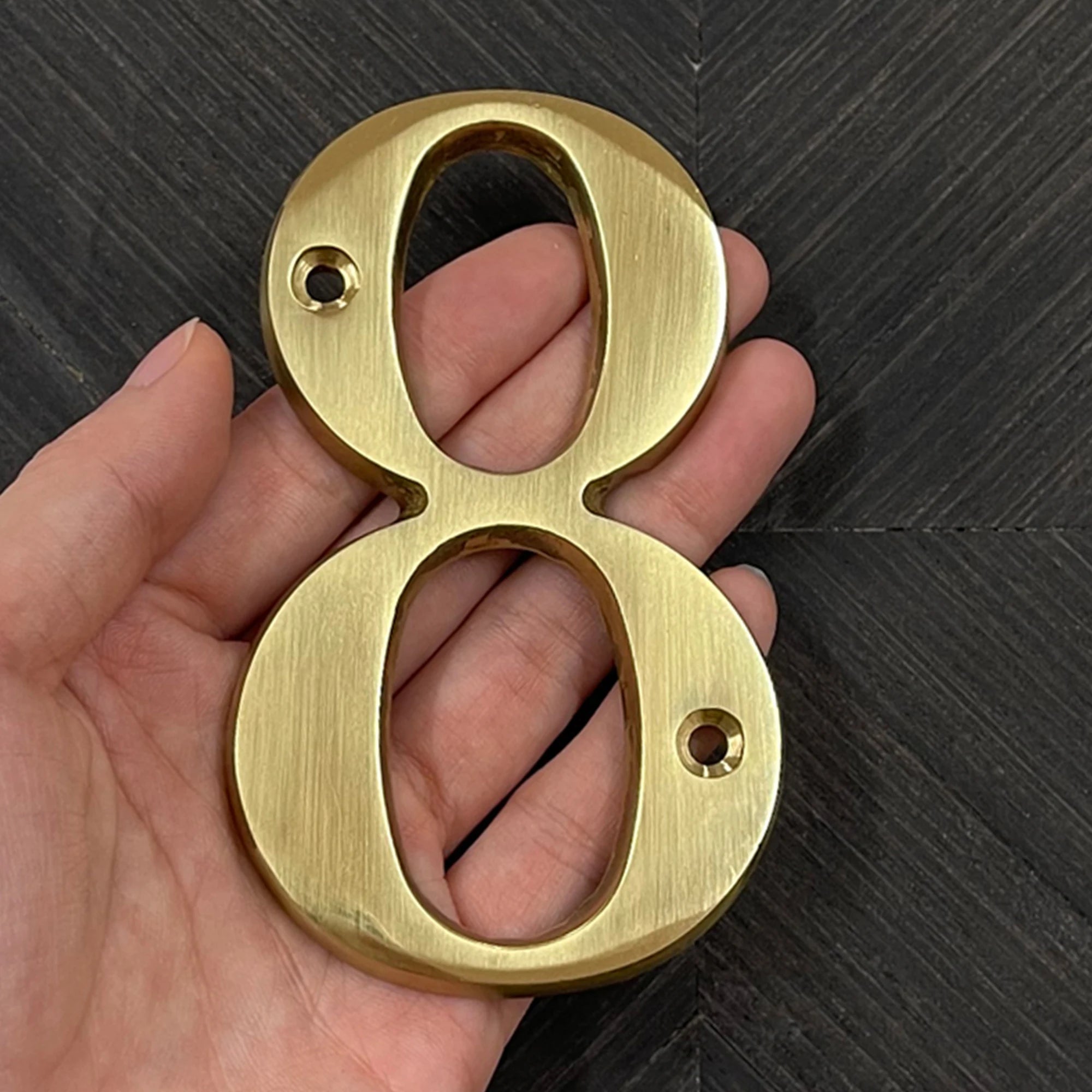 Goodinary® Polished Brass House Numbers