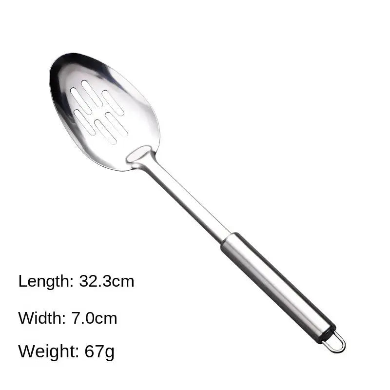 Durable Stainless Steel Wok Spatula Long Handle Kitchen Gadgets Kitchen Cooking Utensil Set Rice Spoon Ladle Cooking Tools