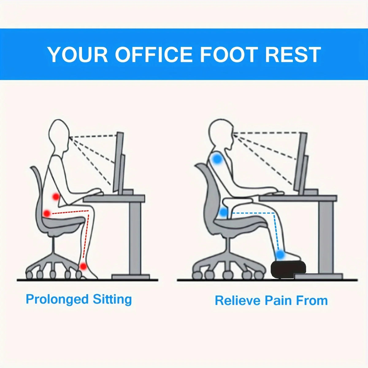 Office Object™ Desk Foot Cushion