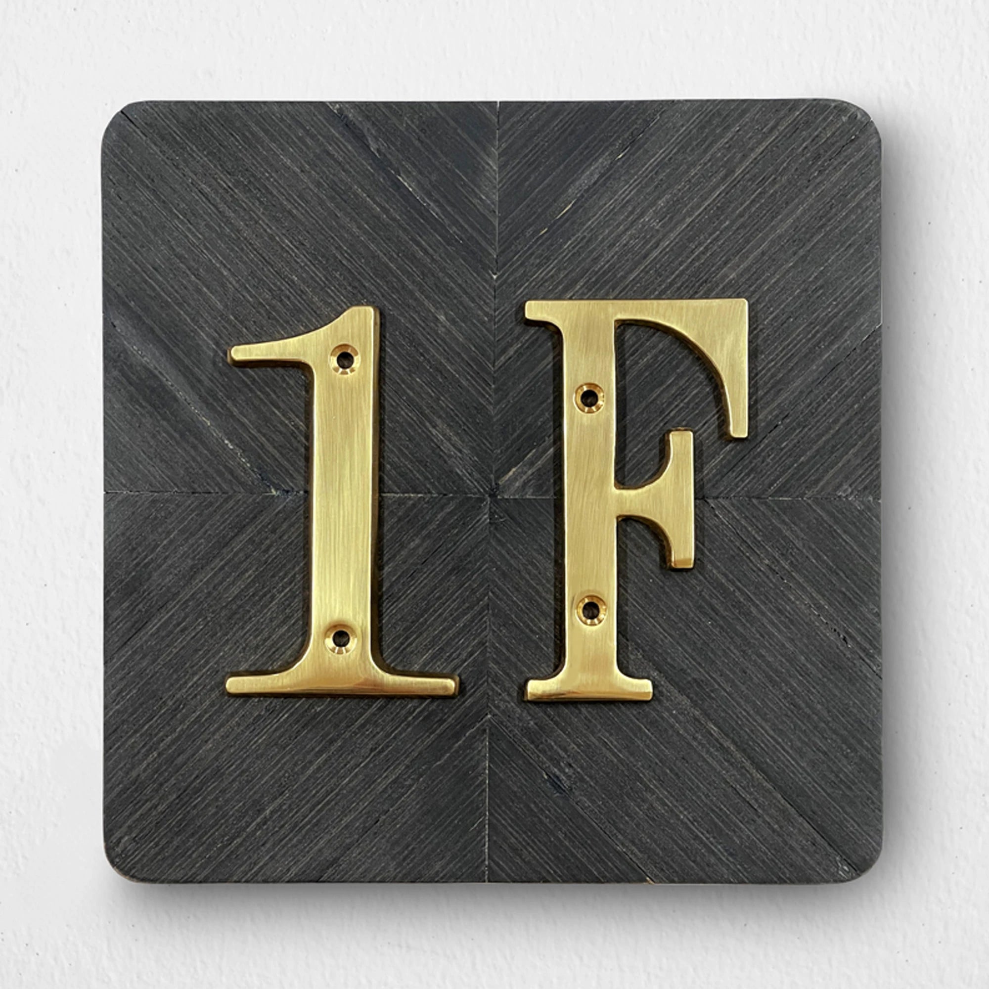 1pc 101mm Solid Brass House Number Outdoor 4 inch Metal Letter Apartment Door Number Mailbox Address Sign #0-9 With Screws