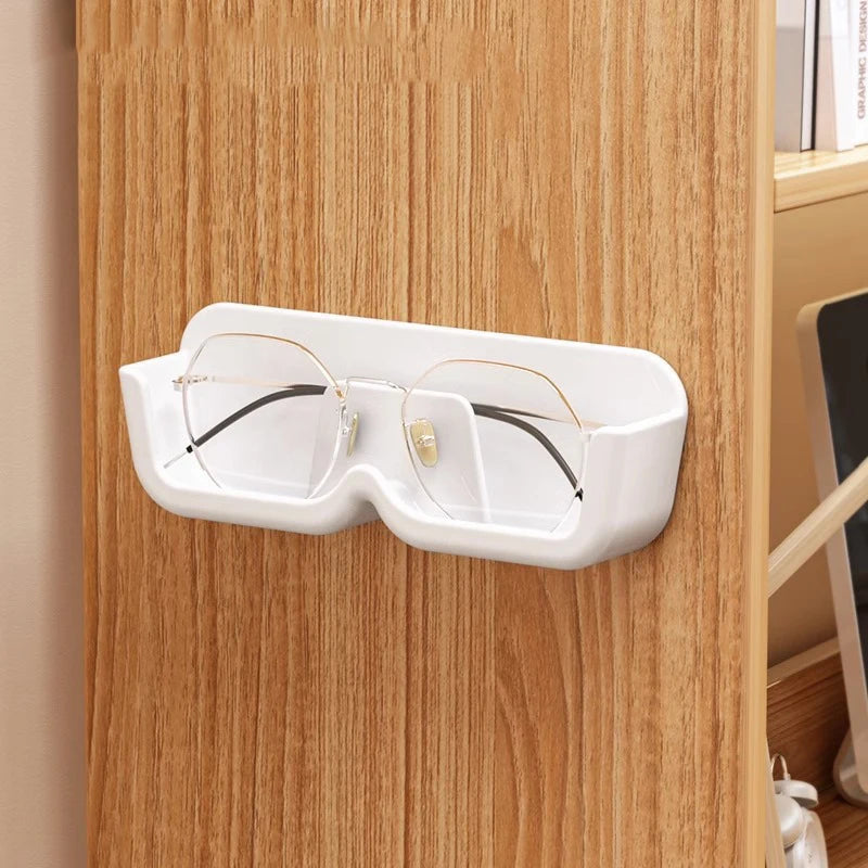 1/2/3PCSWall Mounted Glasses Storage Box Punch-free Self-adhesive Glass Display Cabinet Glasses Storage Box Sunglasses Organizer