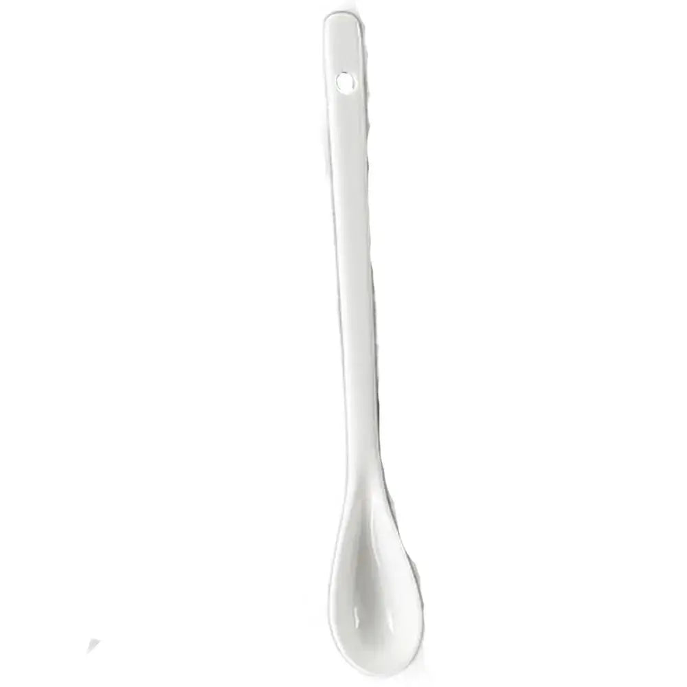 White Long Handle Spoons Tea Honey Supplies Creative Mini Seasoning Spoon Ceramic Stirring Spoon Tea Coffee
