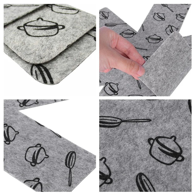 5/1pcs Non-stick Protection for Pad Pan 38*38cm Divider Pads to Prevent Scratching Separate and Protect Surfaces for Cookware