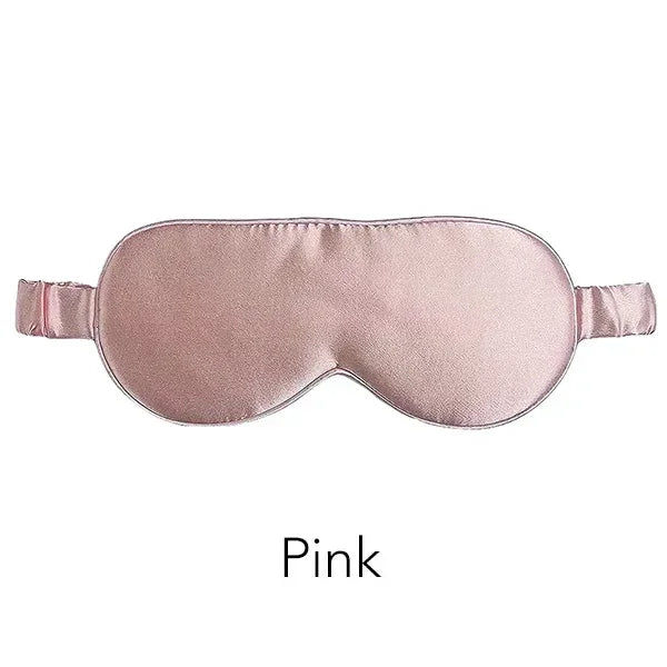 100% Mulberry Silk Sleep Mask for Man and Woman Eye Cover Large Blindfold for Total Blackout Size 20X8.5cm