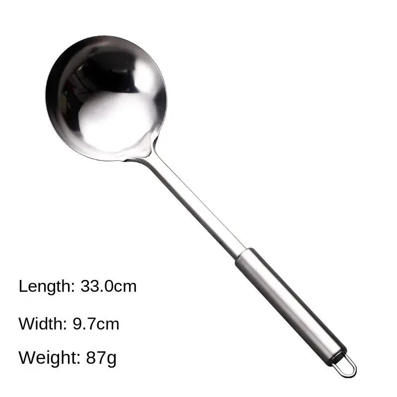 Durable Stainless Steel Wok Spatula Long Handle Kitchen Gadgets Kitchen Cooking Utensil Set Rice Spoon Ladle Cooking Tools