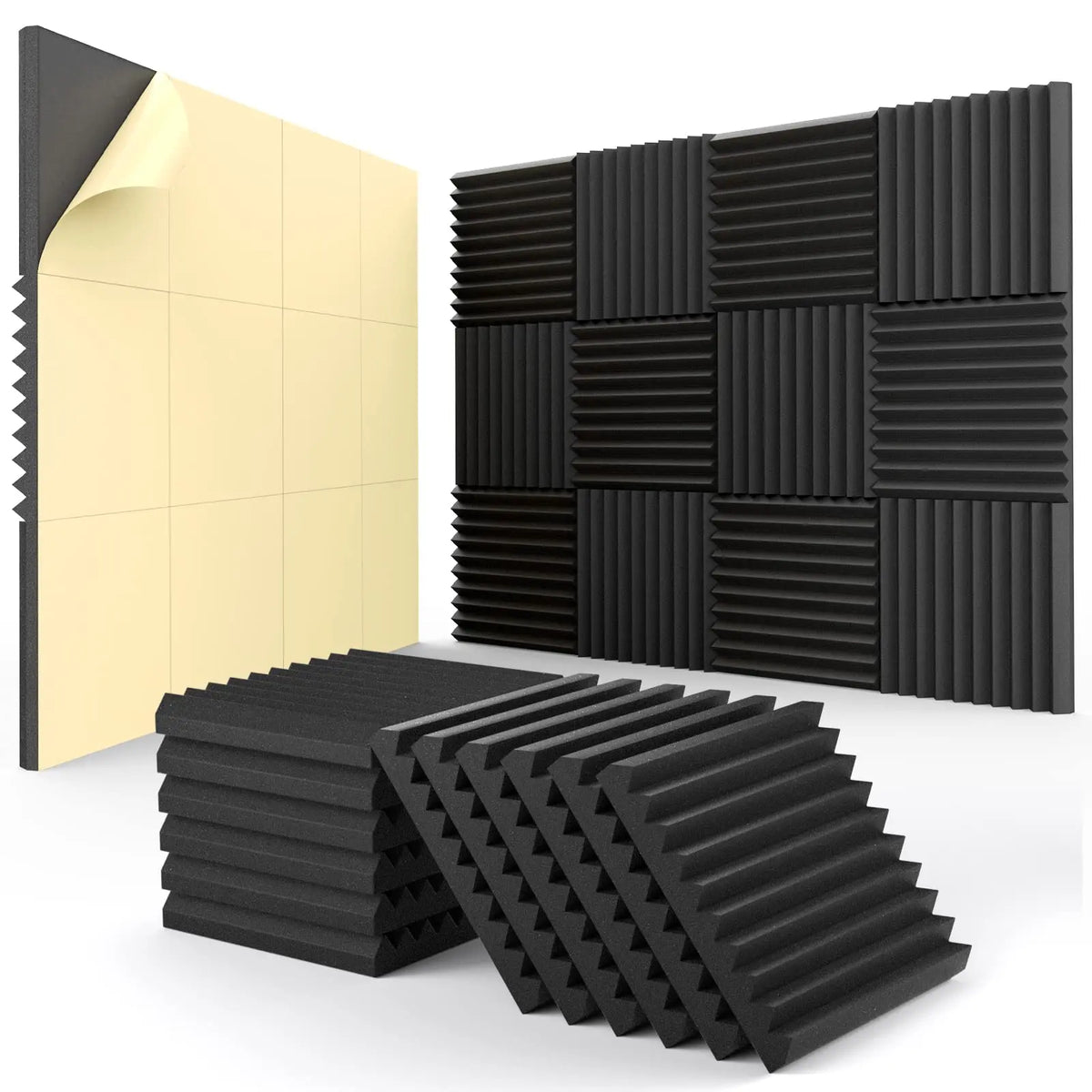 Office Object™ Acoustic Foam Panels (12 Packs)
