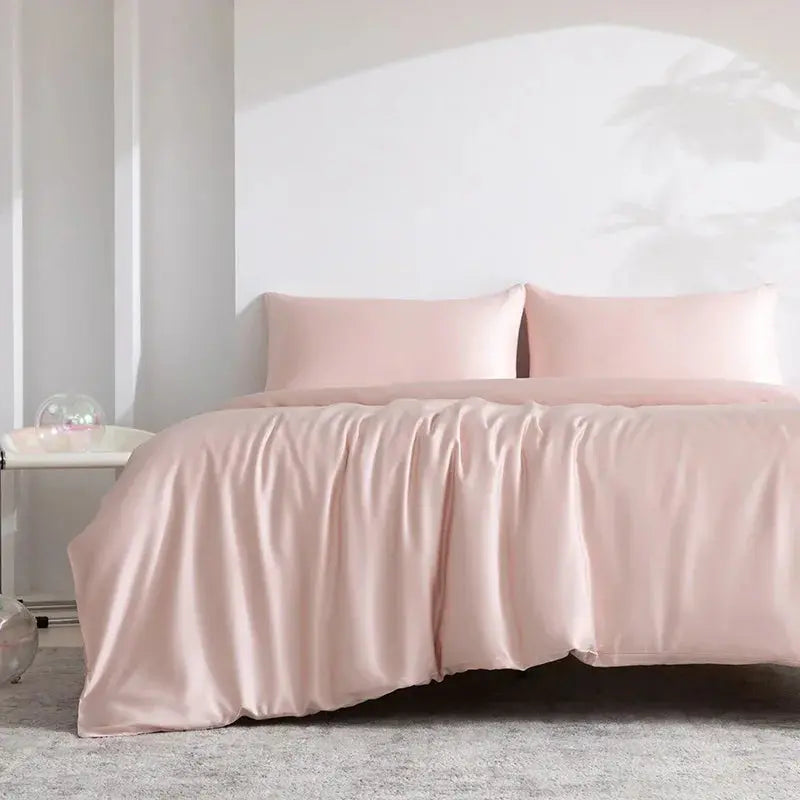 100% Bamboo Bed Sheets Set Luxury Soft, Silky, Breathable Fitted Sheet Flat Top Sheets Pillowcase Hotel 4/6 Pieces Bedding Set