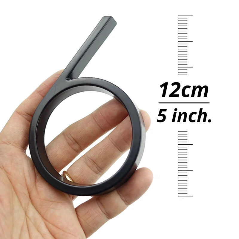 1pc 125mm Floating House Number Outdoor 5 inch Black Zinc Alloy Letter Apartment Door Numbers Mailbox Address Sign #0-9