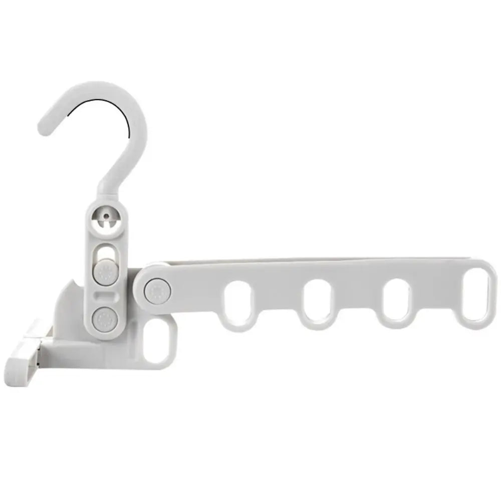 New Hotels Foldable Clothes Drying Rack Five-hole Multi-function Clothes Hook Angle Adjustable Clothes Hanger Travel