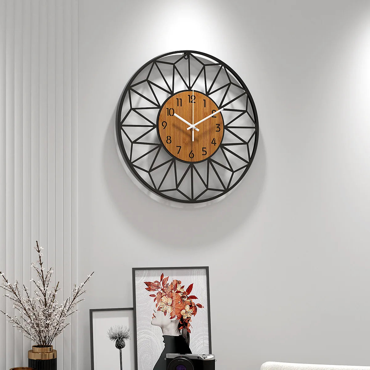 Peacock Creative Wall Clock for Home Decoration, Simple Living Room