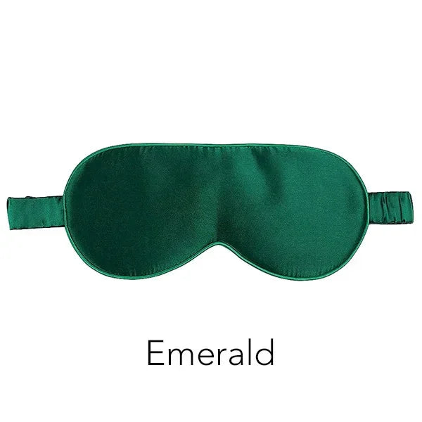 100% Mulberry Silk Sleep Mask for Man and Woman Eye Cover Large Blindfold for Total Blackout Size 20X8.5cm