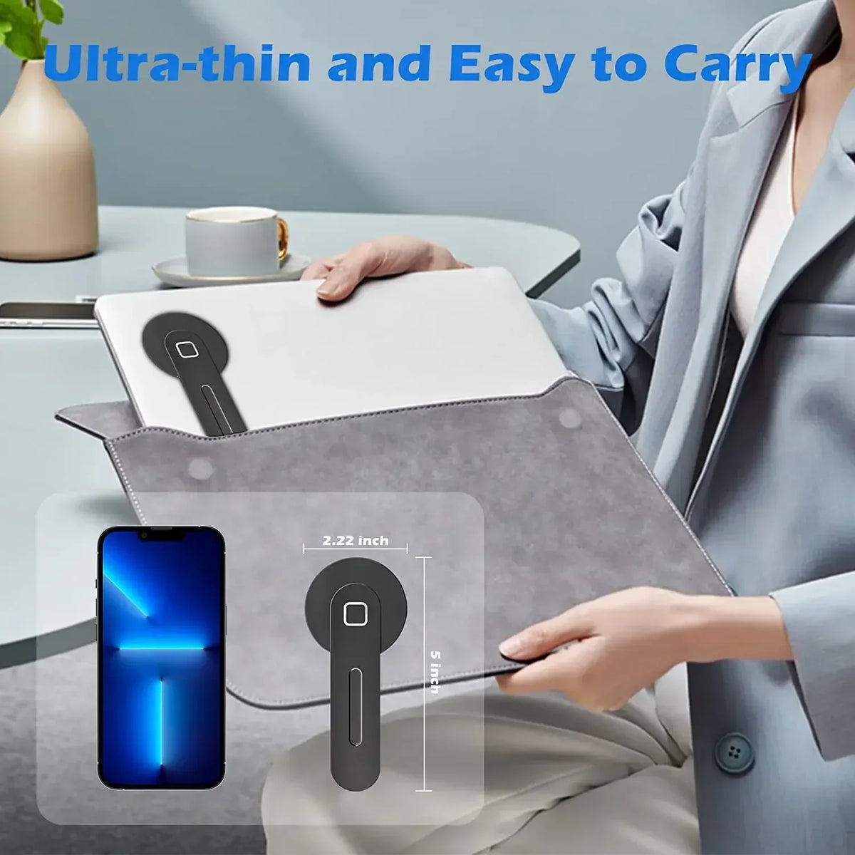 Office Object™ Magnetic Laptop Phone Holder