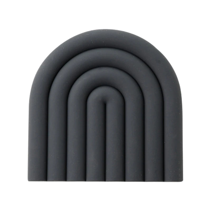 Modilan Rainbow Silicone Mat Pot Mat Thermal Mat Table Mat Heat Resistant High Temperature Cup Mat Thickened To Prevent Scalding