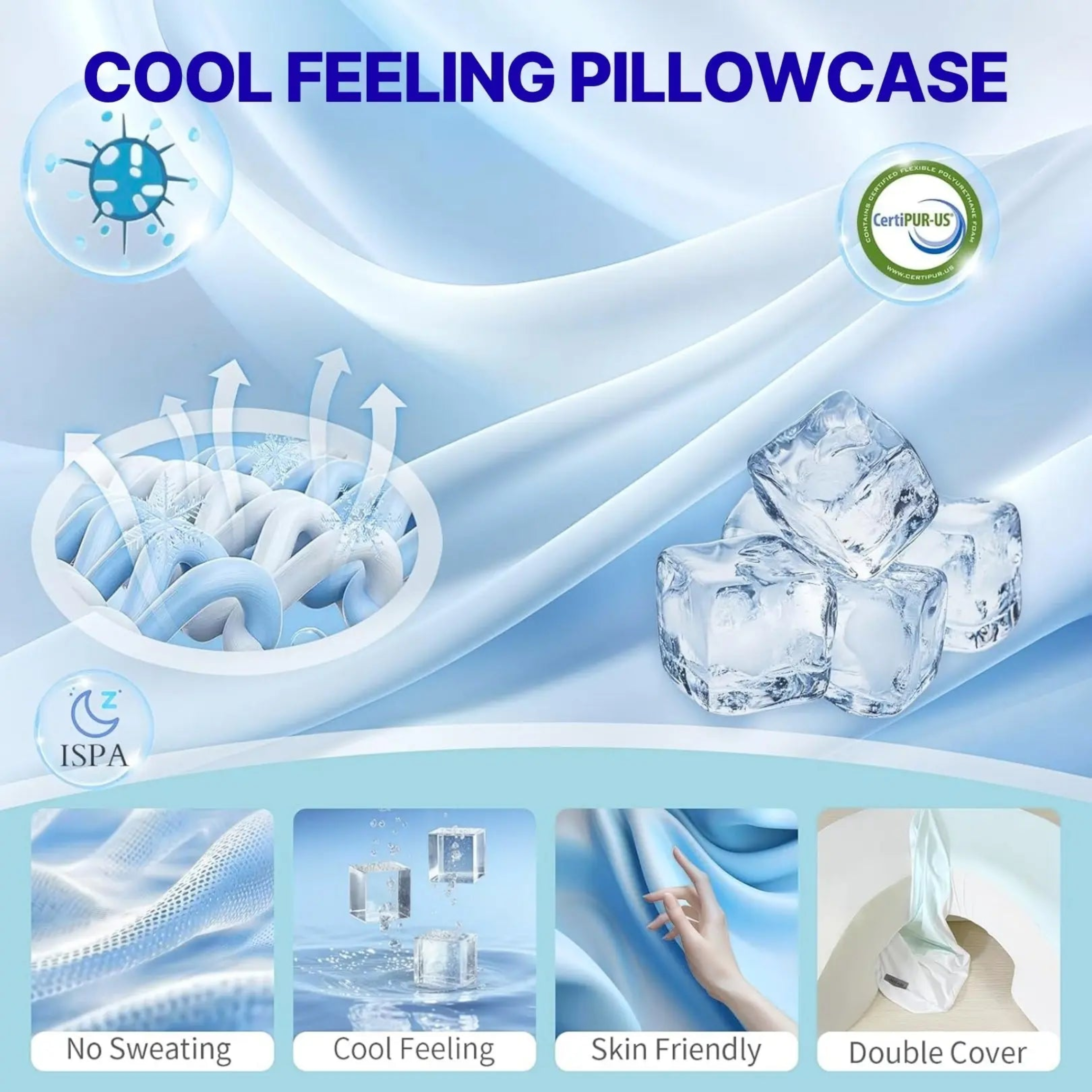 Goodinary® Side Sleeper Pillow with Arm Holes