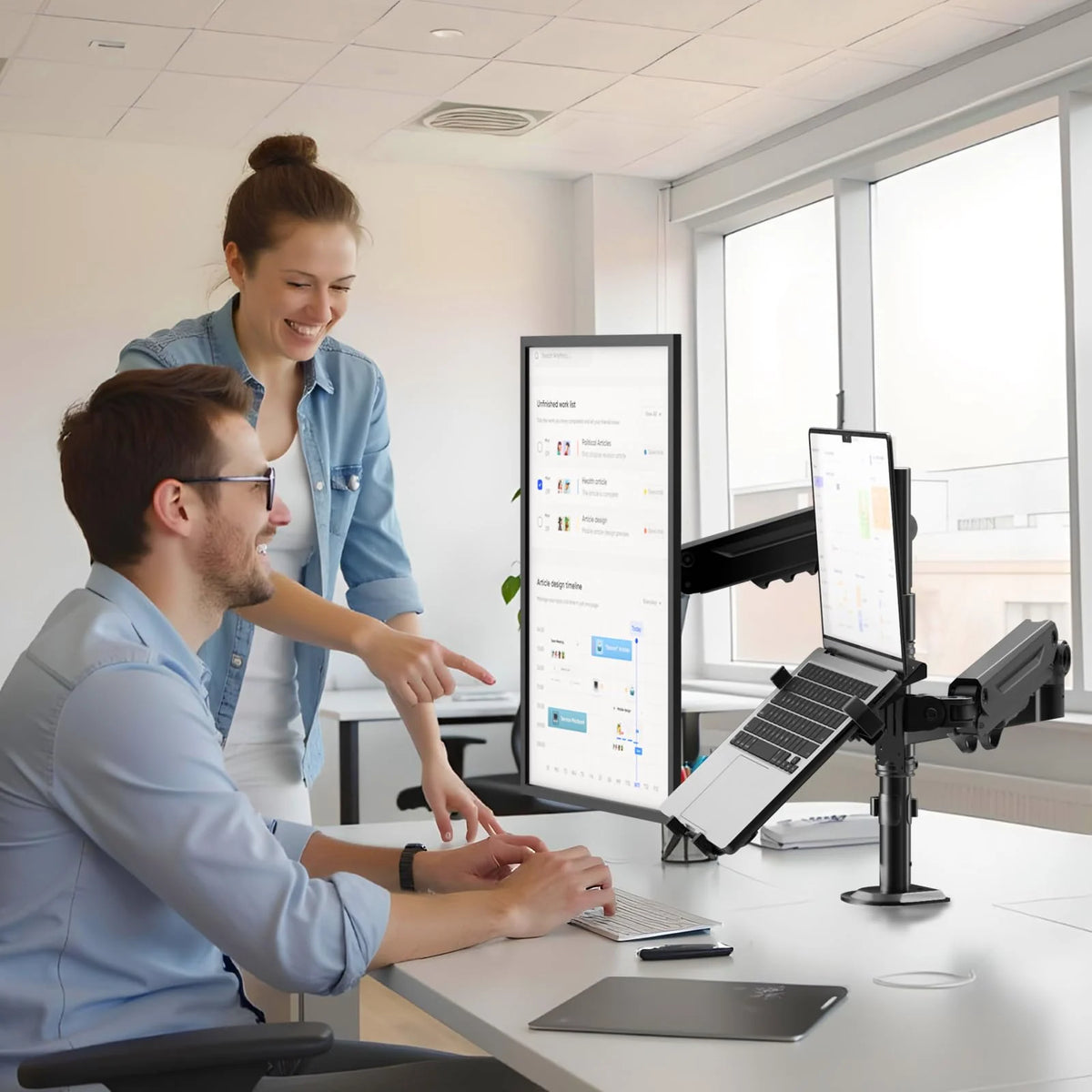 Office Object™ Laptop Clamp Stand