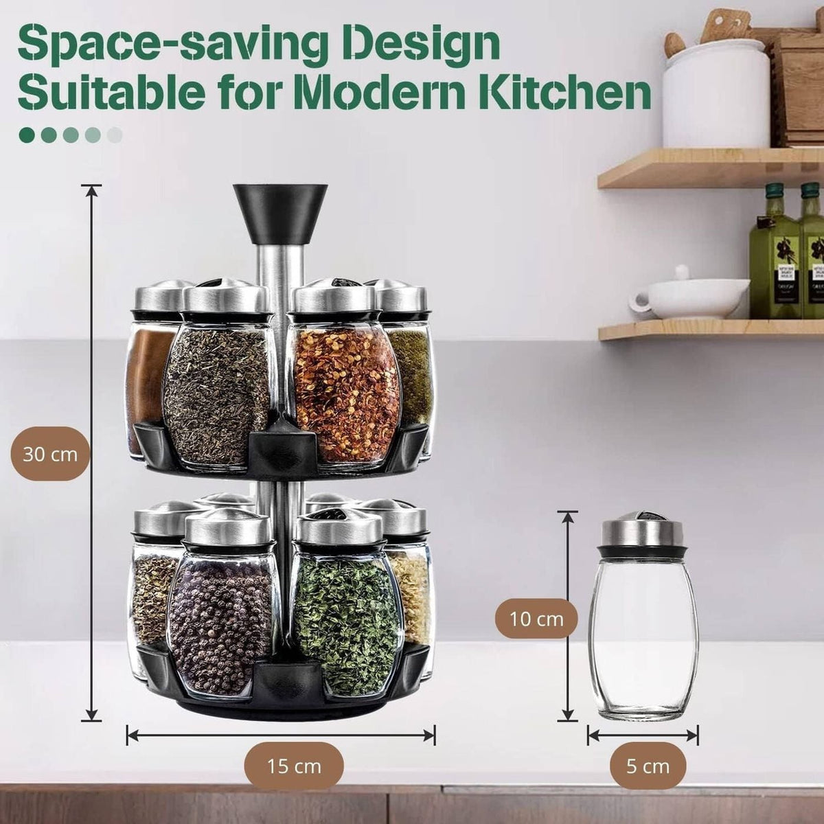 Goodinary® 12-Jar Rotating Spice Rack