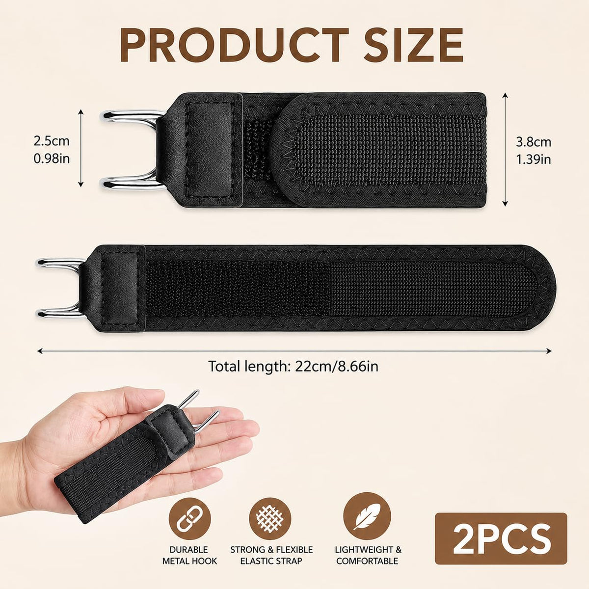 Goodinary® Buckleless Elastic Belt Set