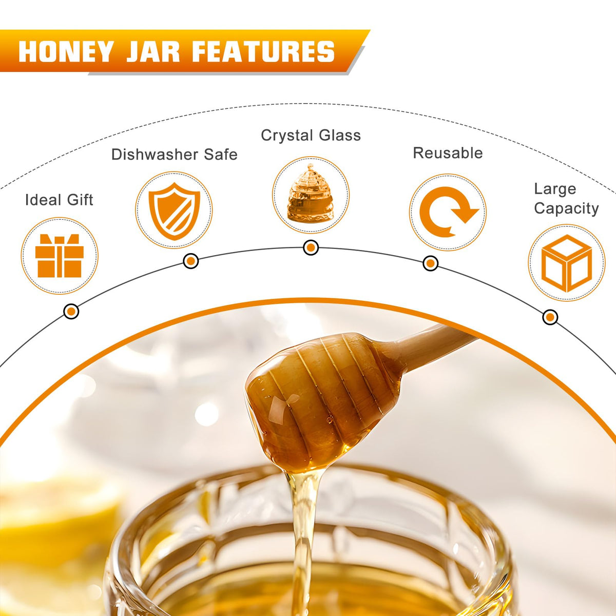 Goodinary® Beehive Honey Jar