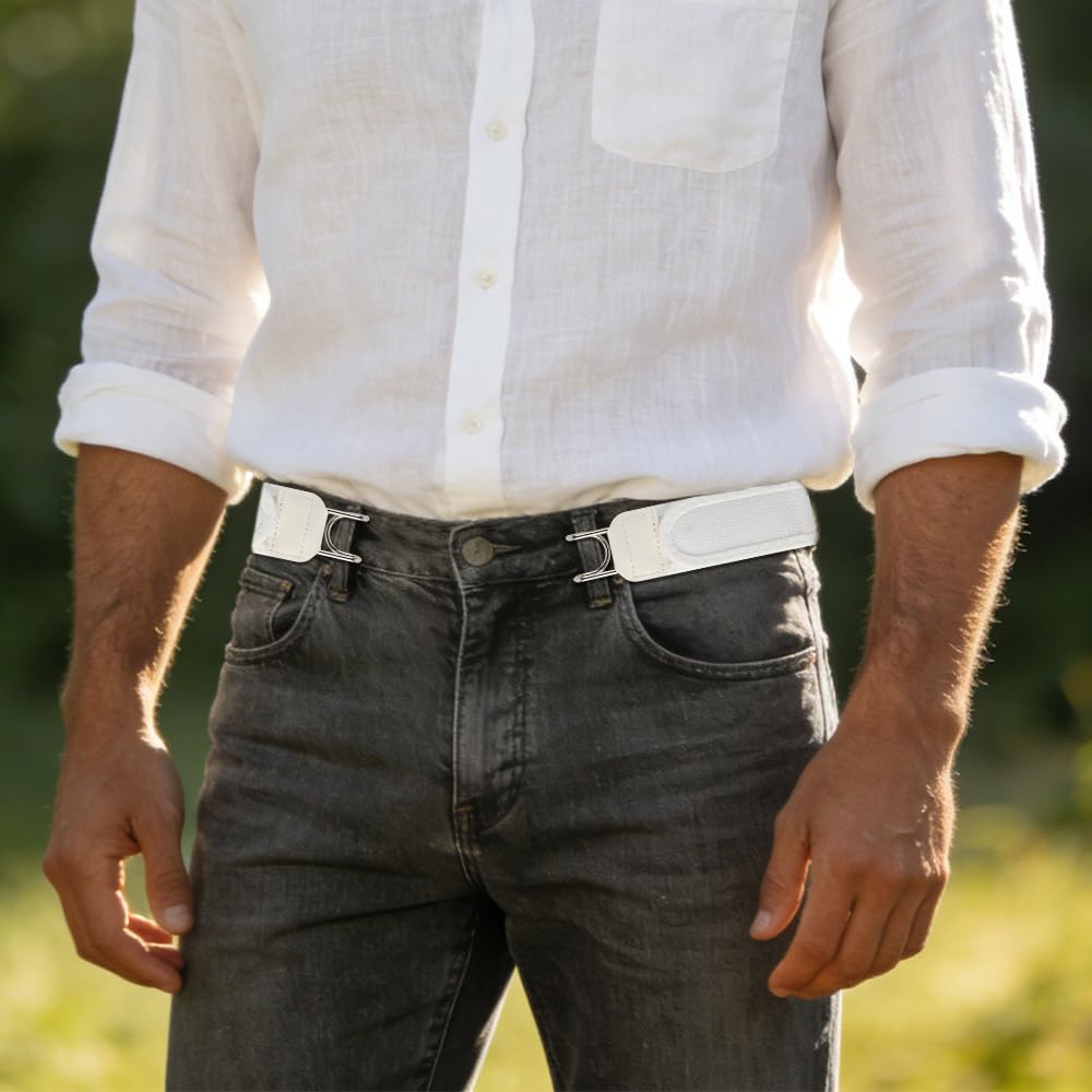 Goodinary® Buckleless Elastic Belt Set