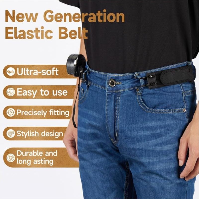 Goodinary® Buckleless Elastic Belt Set