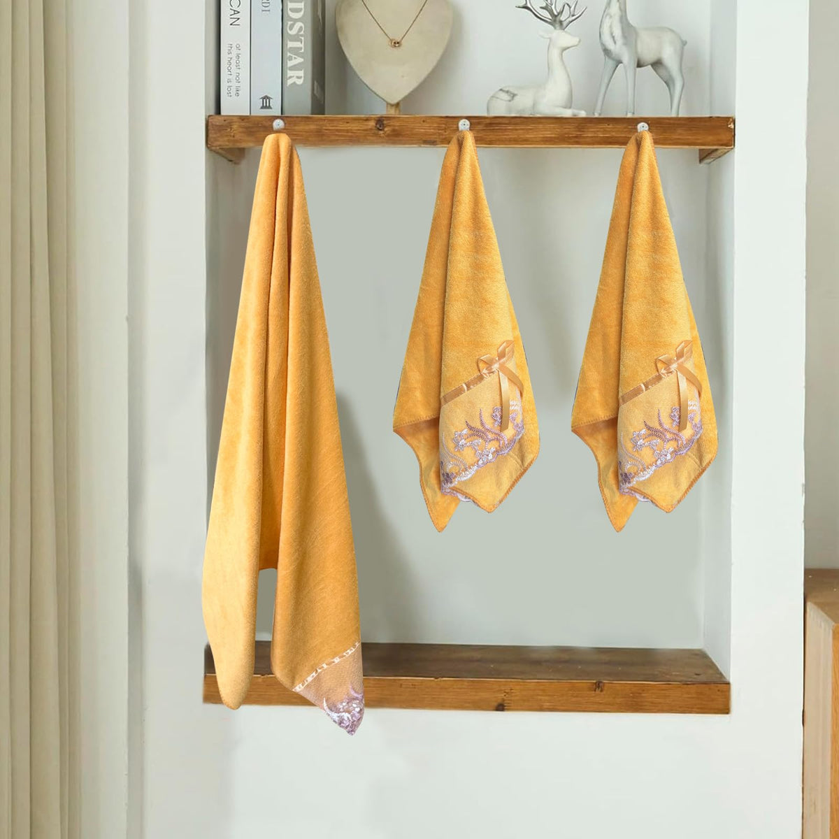Goodinary® Lace Microfiber Towel Set