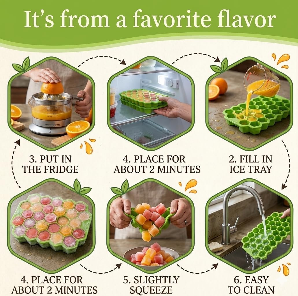 Goodinary® 37-Cavity Ice Tray