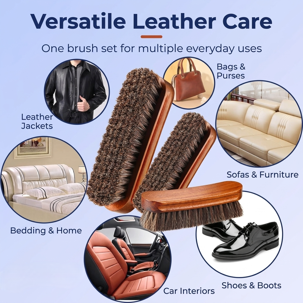 Goodinary® Horsehair Shoe Brush