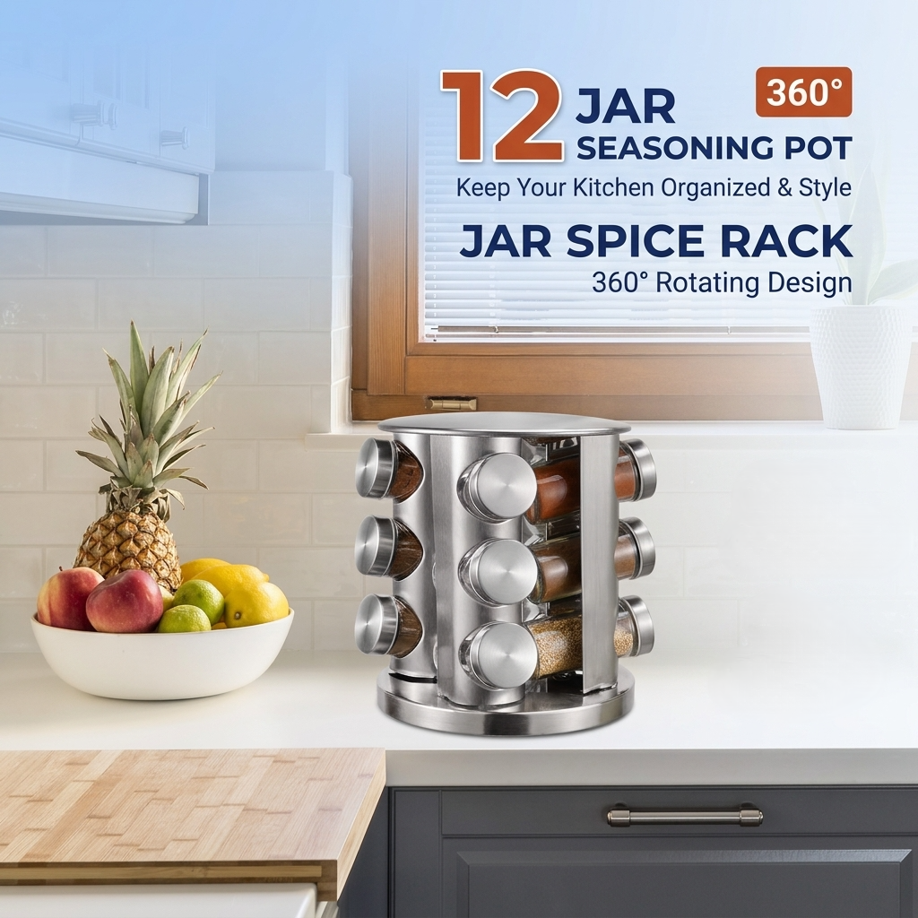 Goodinary® Rotating Spice Rack Organizer