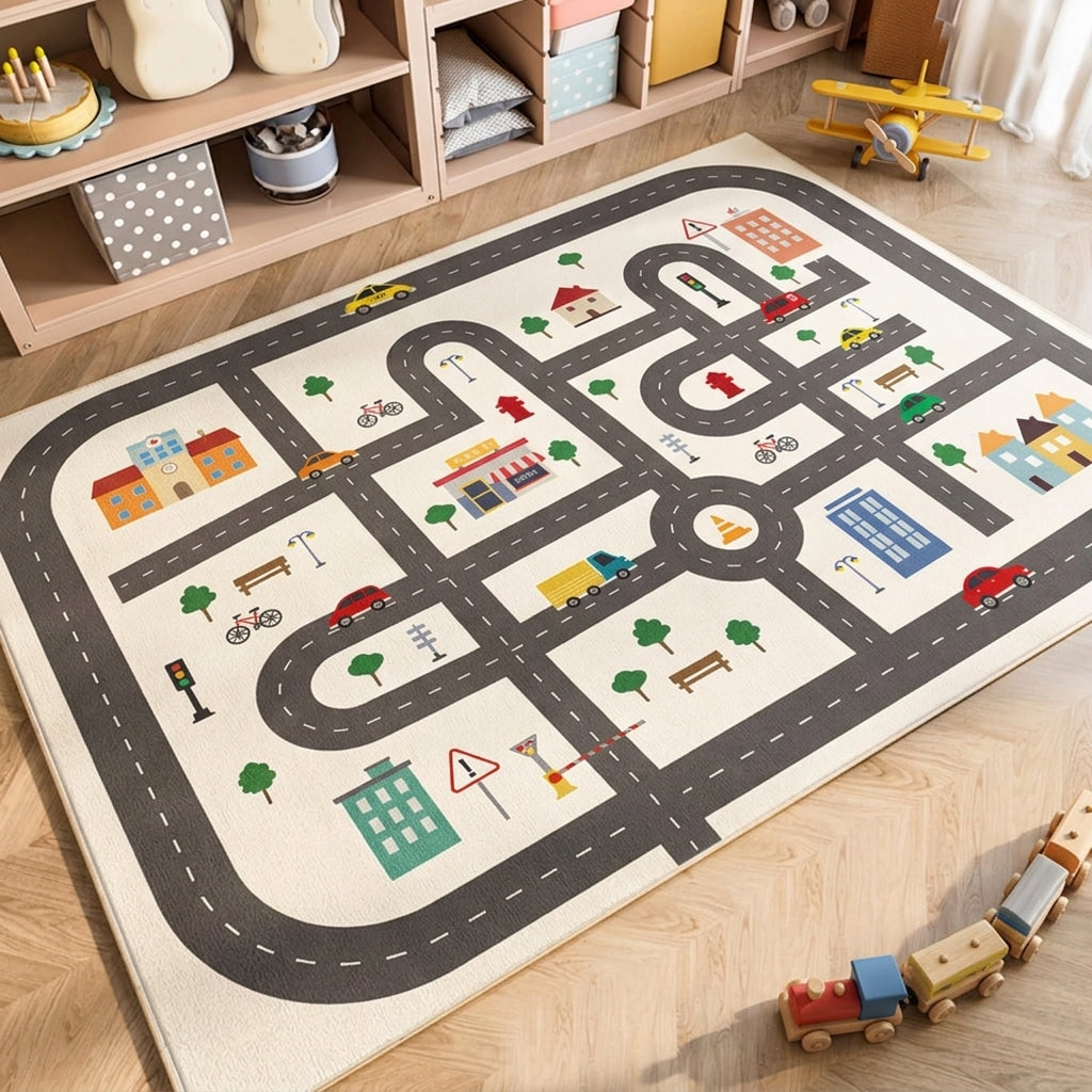 Goodinary® Parking Lot Play Mat Rug