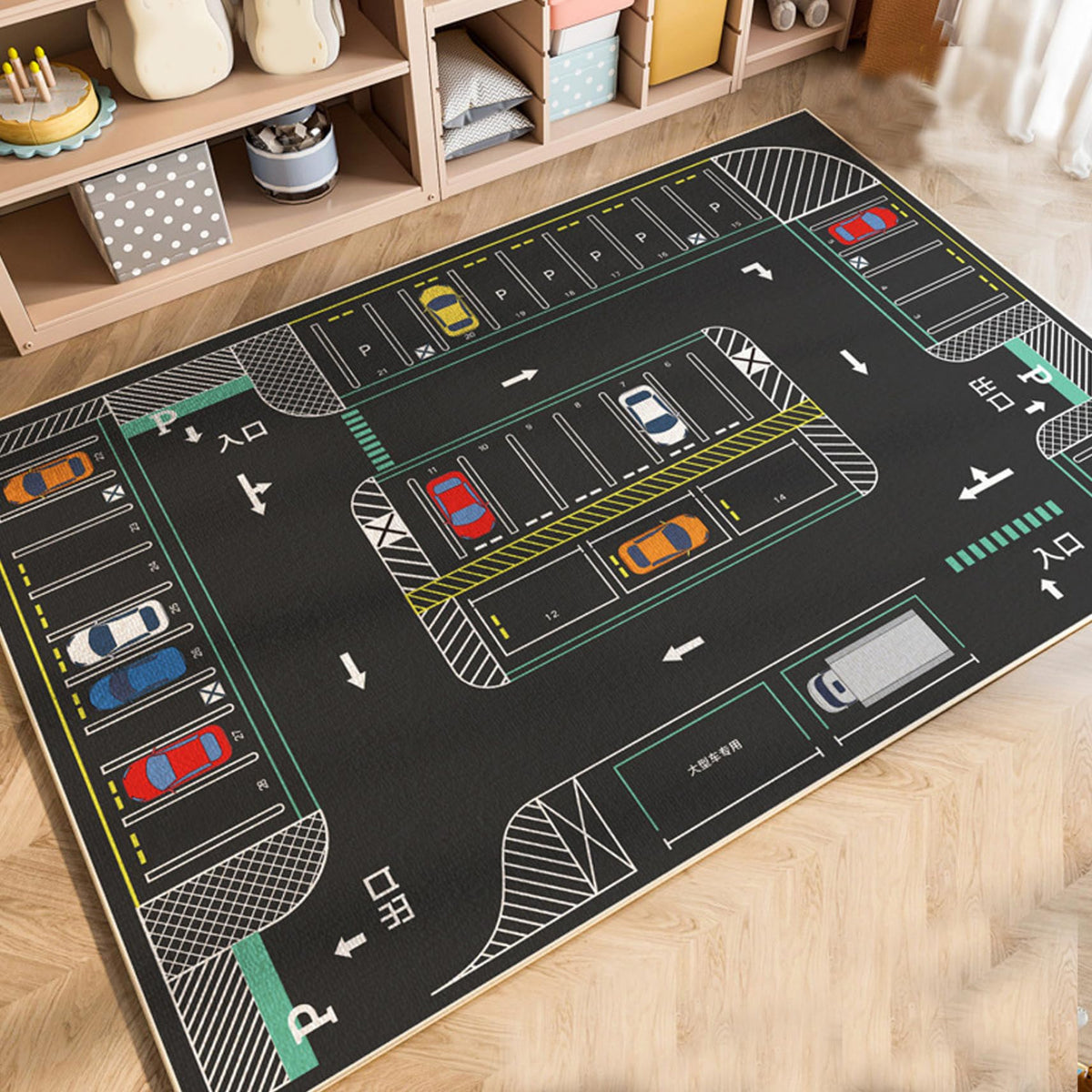 Goodinary® Parking Lot Play Mat Rug